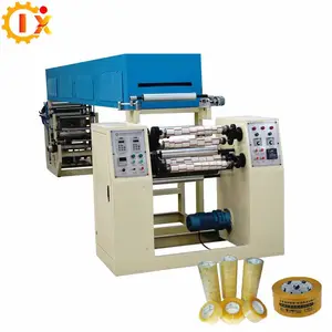 Máquina cortadora de cinta adhesiva de proveedor Chino, máquina de cinta adhesiva de rollo jumbo BOPP