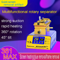 MECHANIC 361 Max multifonctionnel 8 pouces LCD écran séparateur Machine pour réparation de téléphone chauffage plate-forme verre cadre outil de suppression