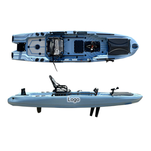 Nuevo Kayak de 2 Personas con Casco de PC y Motor, con Grandes Escotillas para Surf y Pesca en Ríos, Casco de PE Diseñado para la Mayor Duración - Product Image 2