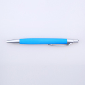 FEMA Custom Logo Retractable Click Plastic Ballpoint <strong>Pen</strong> with Comfort <strong>Grip</strong> Advertising Promotional <strong>Pen</strong> - Product Image 2