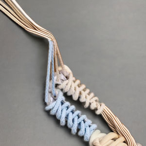 <span class=keywords><strong>Travis</strong></span> scotts รองเท้าถักเปียครีม SB ผ้าฝ้ายต่ำ laces กว้าง7มม. ผ้าลินินถักหยาบทรงกลมสำหรับรองเท้า - Product Image 3