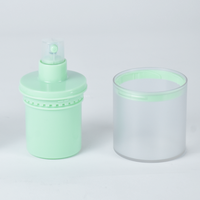 Bocaux en plastique PET recyclables de 50 ml avec pompe sans air rechargeable pour l'emballage de cosmétiques et de lotions de soin de la peau avec logo personnalisé