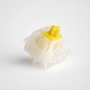 Nuevo Teclado Mecánico para Juegos <span class=keywords><strong>GATERON</strong></span> KS-3 X1 Milky <span class=keywords><strong>Yellow</strong></span> <span class=keywords><strong>Pro</strong></span> Lineal de 5 Pines, Llegada en 2021, China - Product Image 3