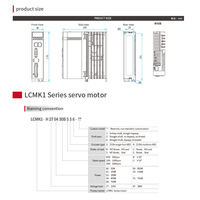 Contrôleur de servomoteur Lingchen Plc Ethercat, pilote de servomoteur AC 850W 380V sans frein