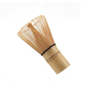 Fouet à matcha artisanal en bambou, outil traditionnel pour mélanger le matcha avec logo personnalisable - Product Image 1
