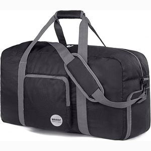Free Sample New Arrival Waterproof Travel Duffle Bag Foldable Travel Duffel Bag with Shoes Compartment Overnight Bag - Product Image 6
