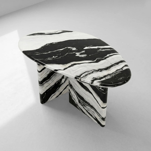 Luxury Modern Stone White <b>Marble</b> Levanto Coffee <b>Table</b> for Living Room - Product Image 3