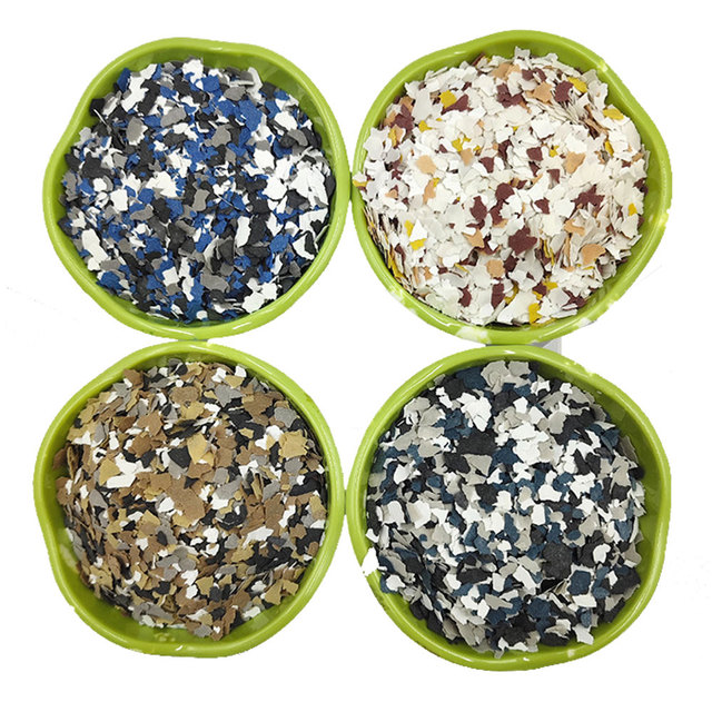 High-Grade Corrosion Resistance Epoxy Floor Flakes Paint for Epoxy Garage Flooring Coating