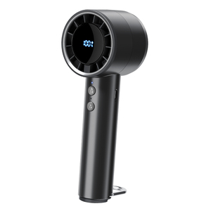 Ventilateur portable léger en ABS+PC, 5 vitesses réglables, 2000 mAh, rechargeable par Type-C, affichage numérique, refroidissement - Product Image 3
