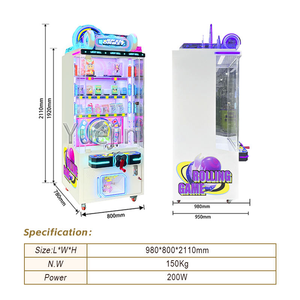 Máquinas de Juego de Premios Metálicas que Funcionan con Monedas para Niños, Máquinas Expendedoras de Juguetes y Regalos para Tiendas sin Personal - Product Image 6