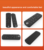 Télécommande universelle 19 touches à code fixe en plastique RCT019 avec apprentissage IR, programmation macro, prise en charge RF et commande vocale, portée 10m