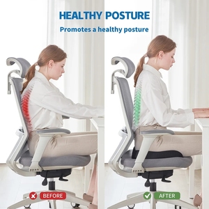 Cojín Universal de <span class=keywords><strong>Espuma</strong></span> Viscoelástica <span class=keywords><strong>para</strong></span> Asiento de Coche, Ventilado, con Gel, Suave y Portátil, <span class=keywords><strong>para</strong></span> el Hogar y la Oficina - Product Image 3
