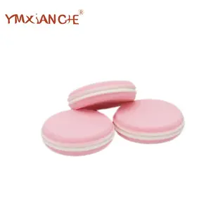 New Hot Selling Classic Girl Non Latex Alta Qualidade Cosméticos Macaron Sandwich Forma Pó Puff Esponja Rosto Maquiagem Esponja