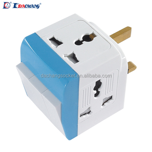 Adaptateur de prise universelle 3 voies certifié ECAS avec fiche britannique 13A 250V~ Adaptateur de voyage avec prise BS avec obturateur de sécurité et <span class=keywords><strong>ESMA</strong></span> - Product Image 6