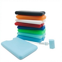 En stock, atomiseur de parfum portable multi-usages de 20 ml, carré, rectangulaire, tendance, plat, mini vaporisateur d'alcool, flacon de désinfectant pour les mains