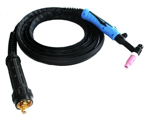 Torche de soudage TIG professionnelle WP-26/F/V/FV compatible avec l'argon, construction plaquée cuivre, interrupteur rotatif, entrée 54V, garantie de 3 ans - Product Image 2