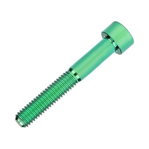 Tornillo de Cabeza Hexagonal de <span class=keywords><strong>Titanio</strong></span> Ti M5 X 10 12 16 18 20 23 25 30 35 40 45 50 55 60mm para Bicicleta, M5x60mm, Verde - Product Image 5