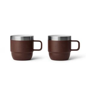 Mug isotherme pliable en acier inoxydable 304 de 6 oz avec double paroi et revêtement céramique, tasse à café minimaliste avec poignée - Product Image 1