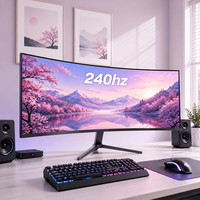 Fabricant OEM ODM, moniteur incurvé 49 pouces 240 Hz 1 ms IPS 5K DQHD 4K, moniteur de jeu incurvé 5K 240 Hz pour l'e-sport commercial