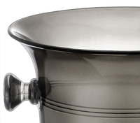 Seau à glace personnalisé en cristal 2,5 l, conteneur à glace transparent pour boissons froides, bon marché