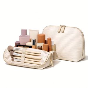 2026 New Open PU ModernToilet Makeup Bag Large Capacity Waterproof Scratch-Resistant Cosmetic Bag Travel Storage for Brushes - Product Image 2