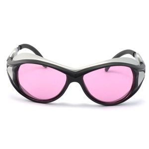 Gafas de Seguridad Láser con Montura Completa y Lentes de Policarbonato, Protección Médica y Quirúrgica, Protección Ocular para Láser de 808NM y 850NM - Product Image 1