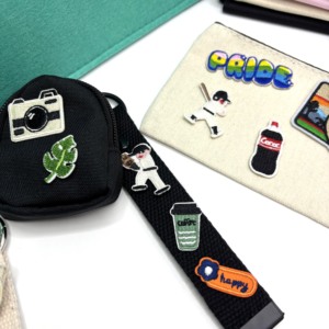 Mini DIY sắt Hàn Quốc wappen thêu vá hợp thời trang vải trang trí phụ kiện cho túi Tên <span class=keywords><strong>tag</strong></span> dây đeo sắt dính trở lại - Product Image 4