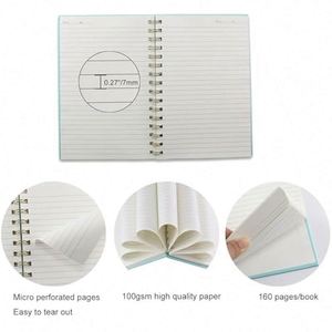 Spiral Daily Office Supplies Academy Ruled Hardcover Leather Address Book 100 GSM Thick <b>Paper</b> <b>A3</b> Lined 80 Sheets - Product Image 3
