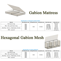Panier Gabion 1x1x1m en fil galvanisé soudé, grillage PVC, cage à pierres pour clôture de jardin et aménagement paysager