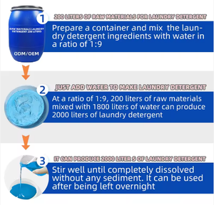Deterjen Laundry Komersial Berkualitas Tinggi, Dapat Disesuaikan, Deterjen Pakaian Konsentrat Pabrik, Grosir dengan Harga Rendah. - Product Image 3