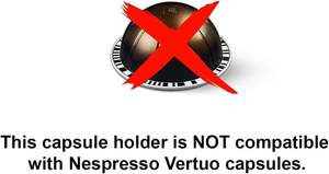 Porta cialde per <span class=keywords><strong>caffè</strong></span> magnetico per capsule originali Nespresso-adatto per essere montato sul frigorifero (trasparente) - Product Image 3