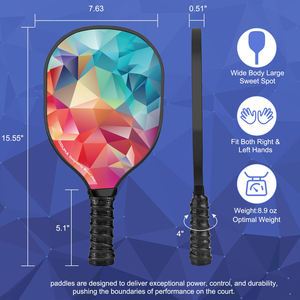 Wholesale Price <strong>Foldable</strong> Customizable Carbon Fiber Pickleball <strong>Paddle</strong> Set Durable Mini Family Games - Product Image 2