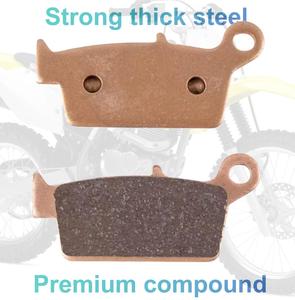 Repuestos para Motocicletas, Pastillas de Freno Traseras para Kawasaki KX <span class=keywords><strong>250</strong></span> 450 Yamaha WR <span class=keywords><strong>250</strong></span> <span class=keywords><strong>YZ</strong></span> 125 <span class=keywords><strong>Suzuki</strong></span> RMZ Sherco SE 450 - Product Image 3