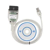 Programador ECU MPPS V13.02 V13 K CAN Flasher, nuevo programador MPPS V13 OBD2 de 16 pines a interfaz USB, Cable de diagnóstico automático