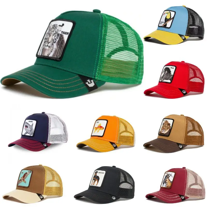 כובעי רשת לבעלי חיים ספורט אופנתי בייסבול כובעי משאית כובע כובע רשת