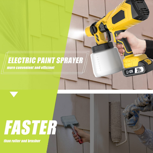 20V Battery <b>Powered</b> Paint <b>Sprayer</b> 800ml 2500PSI Brushed Motor Cordless Gun for DIY CPS-20B-2 Cordless Paint <b>Sprayer</b> CPS-20B-2 - Product Image 2