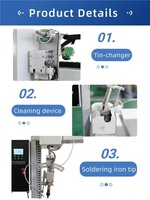 Equipo de Soldadura Automático para Línea de Producción Zhongtu, CA 110-240V, Calentamiento Cerámico para Placas PCB