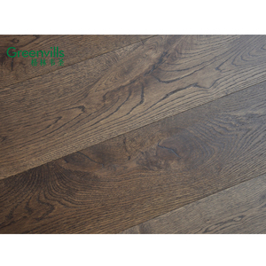 Rovere ingegnerizzato al 100% in vero legno di colore scuro, parquet in legno massello, pavimenti in legno naturale - Product Image 4