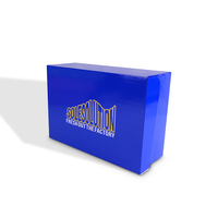 SENCAI pas cher prix impression personnalisée bleu mat ondulé boîtes d'expédition avec Logo vêtements chaussures paquet Mailer boîte de papier
