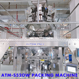 Autompack nhà sản xuất của đứng lên túi ATM-S520W tự động gusseted Túi trọng lượng Snack thực phẩm bỏng ngô Chip máy đóng gói - Product Image 2