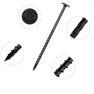 Vis à <span class=keywords><strong>bois</strong></span> résistantes à la rouille pour l'aménagement paysager <span class=keywords><strong>de</strong></span> bûches 10mm plastique en acier inoxydable 14 #-3 \ "tailles <span class=keywords><strong>de</strong></span> filetage DIN mesure en pouces métriques - Product Image 4