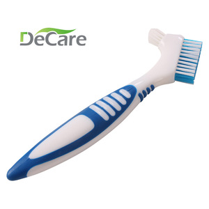 Cepillo para Dentaduras Postizas DeCare, Limpiador de Plástico para Cuidado Bucal con Cerdas Suaves - Product Image 4
