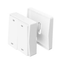 Interrupteur cinétique sans fil auto-alimenté 1/2 touches avec commande vocale pour système de maison intelligente