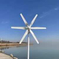 Éolienne portable à haute efficacité maison 1kw 2kw 3kw 5kw prix de l'énergie éolienne éolienne horizontale 3/5/8 pales