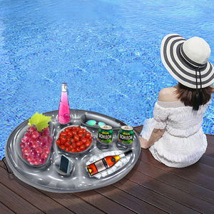 ที่วางเครื่องดื่มแบบลอยได้สำหรับสระว่ายน้ำบาร์สปาอ่างน้ำร้อนชายหาดปาร์ตี้ของว่างถาดผลไม้ - Product Image 2