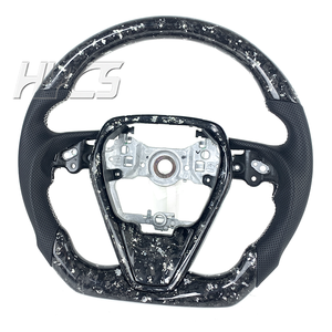 Accesorios interiores de coche volante de fibra de carbono forjado adecuado para Toyota Camry <span class=keywords><strong>Laura</strong></span> Highlander - Product Image 3