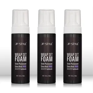 Kostenlose Probe Fast Drying Foaming Wrap Lotion Private Label zum Glätten, Formen, Styling Relaxed Wrap Set Foam