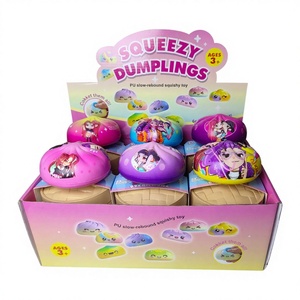 New Creative TPE Soft Squeeze Stress Relief Squishy Dumpling Bun Toys for 5 to 7 Years Kids & Adults - Product Image 1