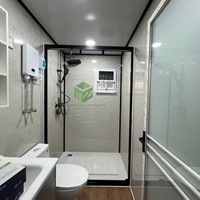 Maison Conteneur Préfabriquée Extérieure à Étage Simple et Double, Conteneur de Vie Modulaire avec Escalier