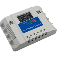 Contrôleur de charge solaire PWM 60A 50A 40A 30A 20A 10A pour batterie 12v/24v Auto 4 sorties USB Hors réseau Contrôleur solaire Meilleur prix